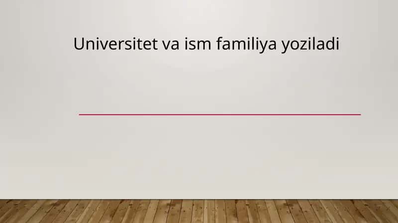 Biologik suyuqliklarning qovushqoqligini aniqlash usullarini o`rginish  mavzusiga slayd 1