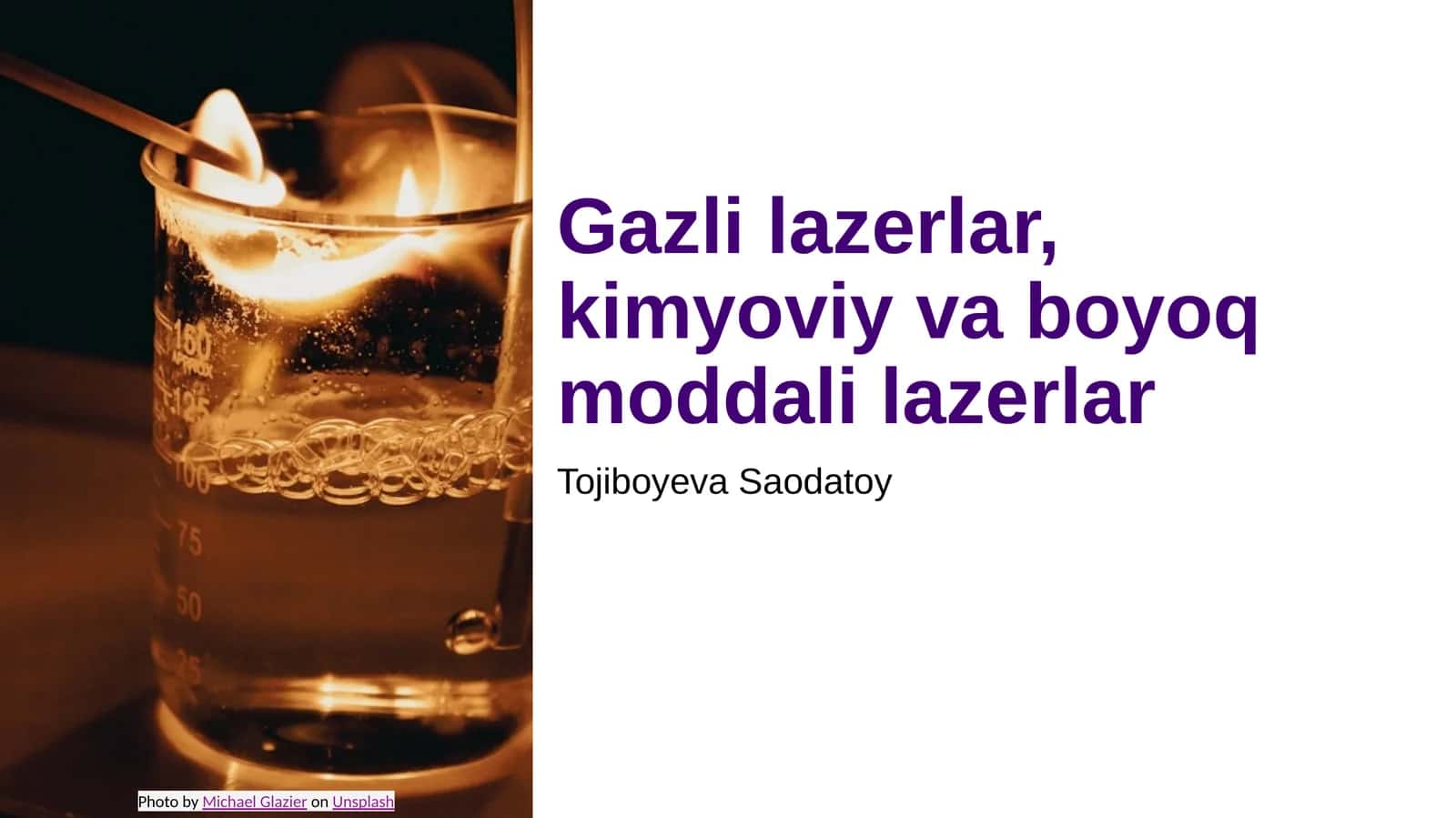 Gazlilazerlar,kimyoviyvaboyoqmoddalilazerlar 1
