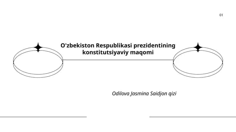 Prezidentning konstitutsiyaviy maqomi 1