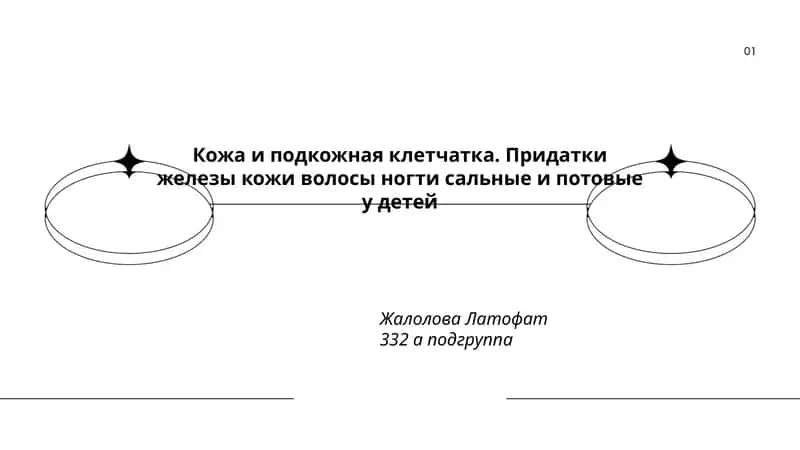 Кожа и подкожная клетчатка. Придатки железы кожи волосы ногти сальные и потовые у детей 1