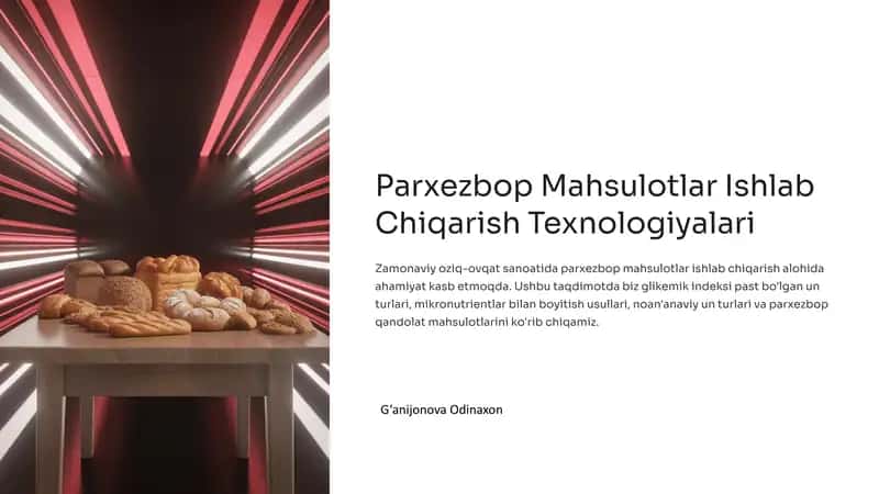 Multisid Yondashuvida Glikemik Indeksi Past Un Turlari 1