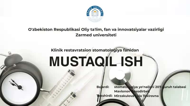 Karies kelib chiqish nazariyalari. 1
