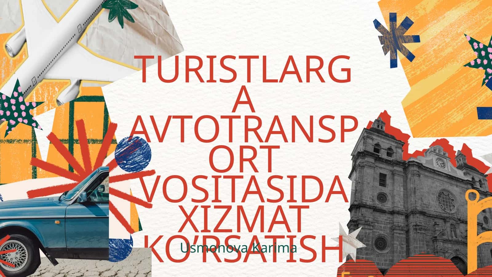 TURISTLARGA AVTOTRANSPORT VOSITASIDA XIZMAT KO’RSATISH 1