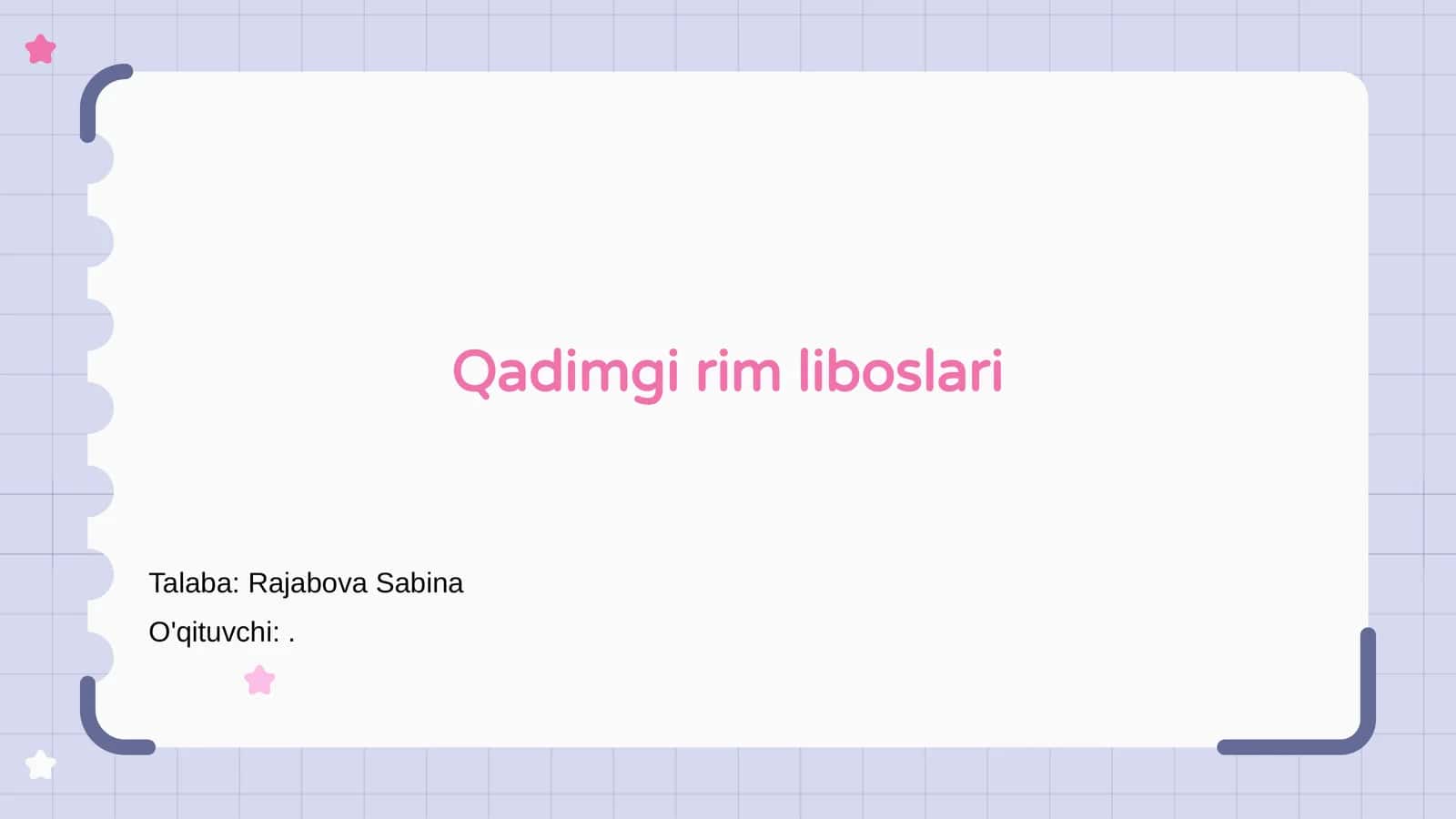 Qadimgi rim liboslari 1