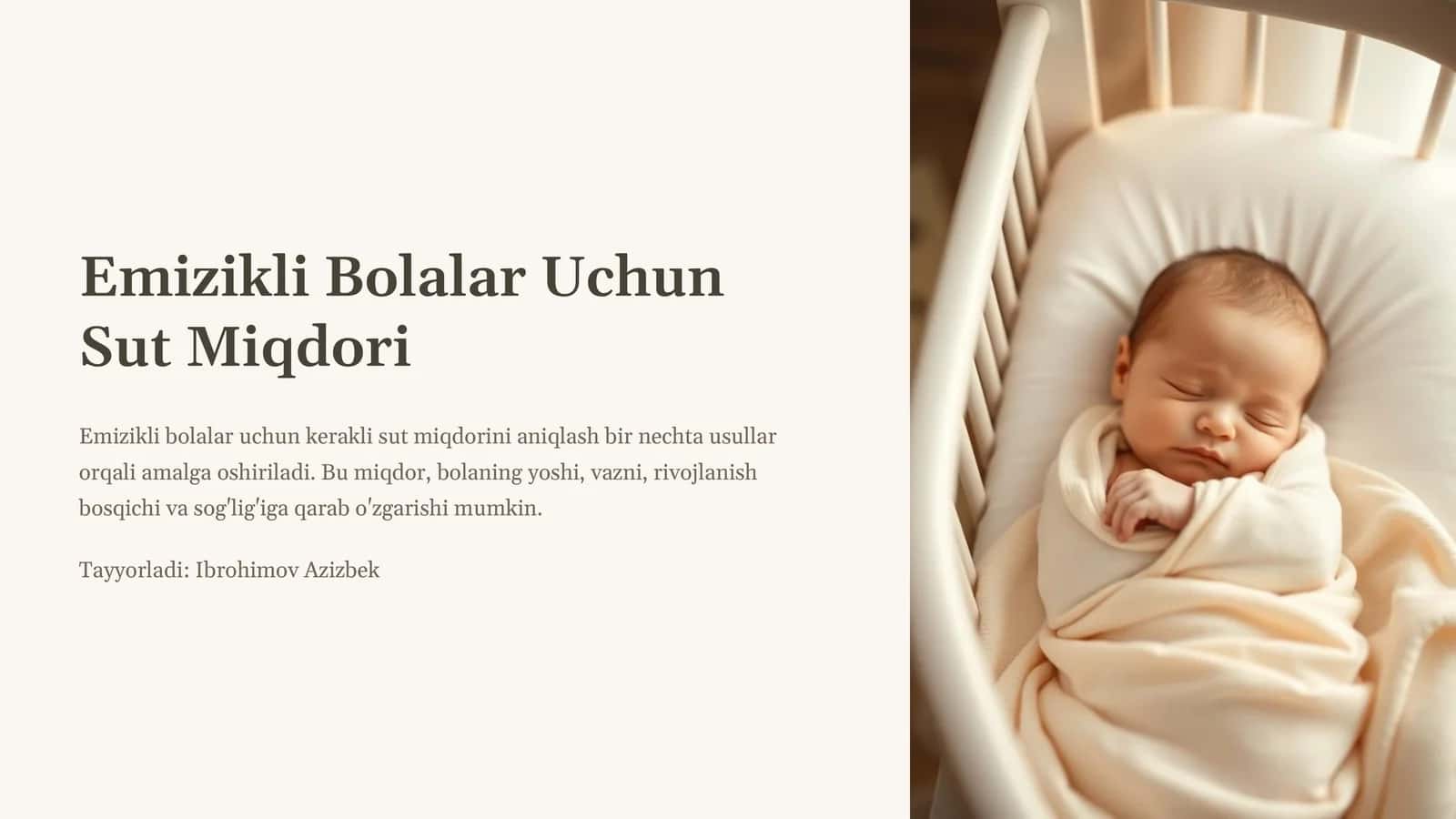 Emizikli Bolalar Uchun Sut Miqdori 1