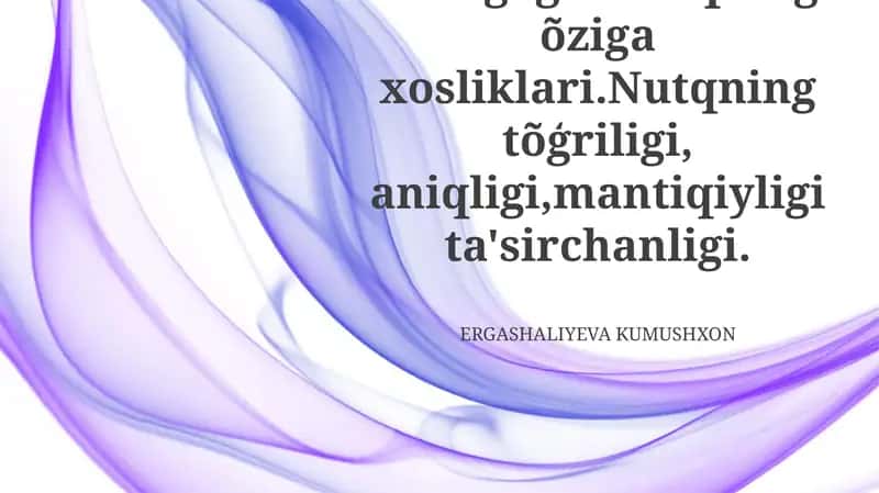 Pedagogik nutqning o‘ziga xos xususiyatlari 1
