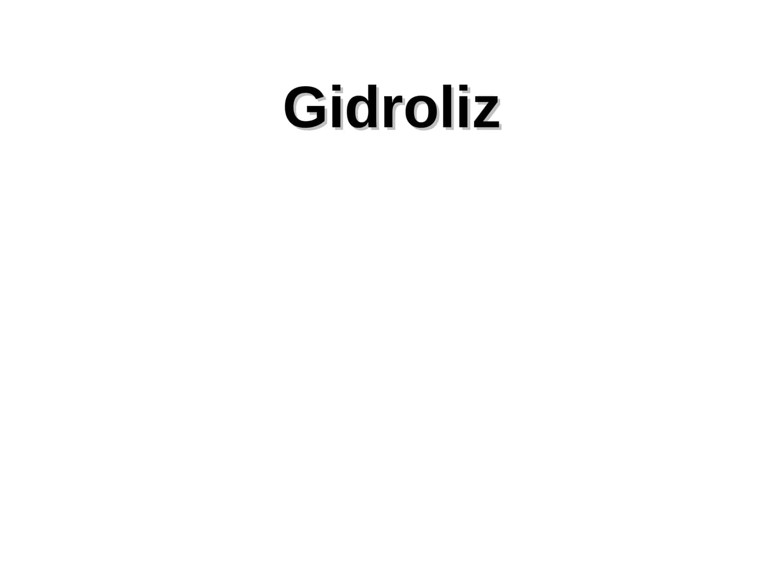 Gidroliz 1