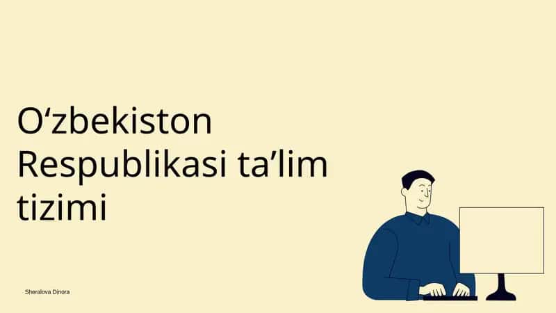 Oʻzbekiston Respublikasi taʼlim tizimi 1