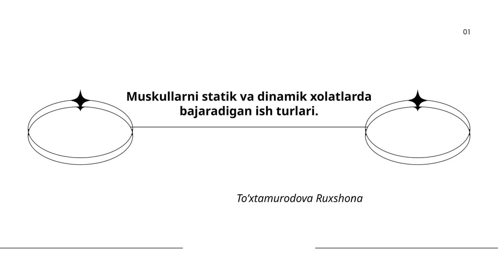 Muskullarni statik va dinamik xolatlarda bajaradigan ish turlari 1