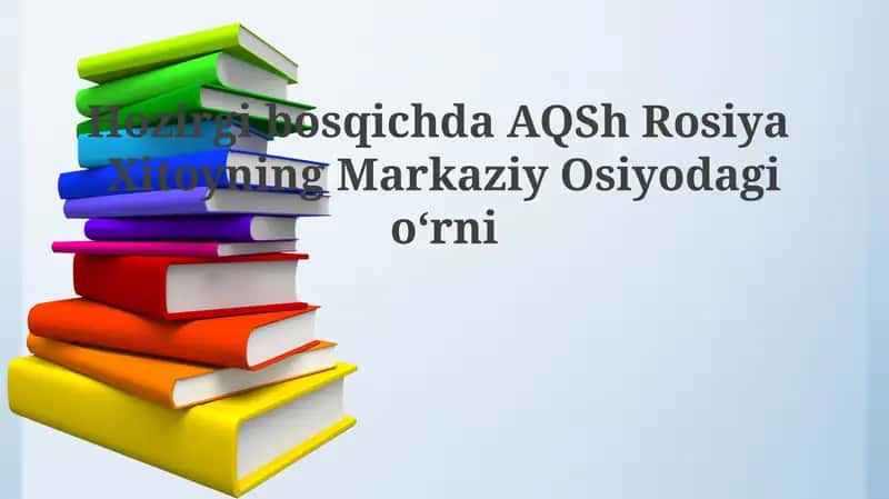 AQSh, Rossiya va Xitoyning Markaziy Osiyodagi Geopolitik Manfaatlari 1