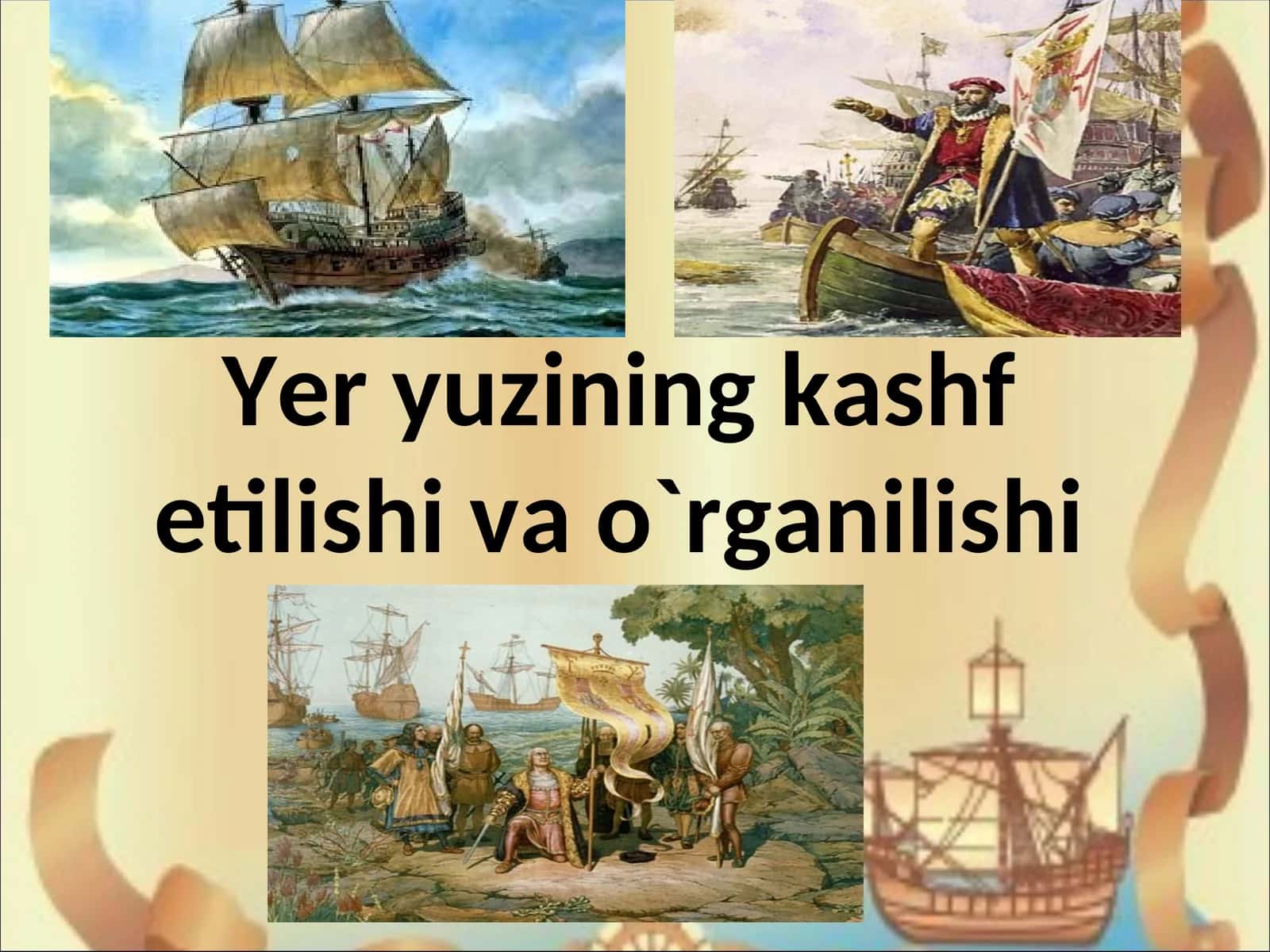 Yer yuzining kashf etilishi va o`rganilishi 1
