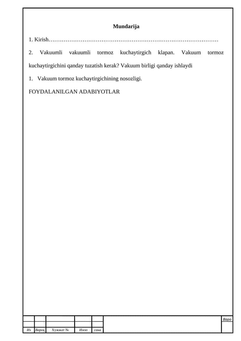 UzDAEWOO avtomobil zavodi 1