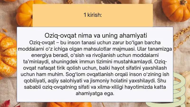 oziq ovqatlar 1