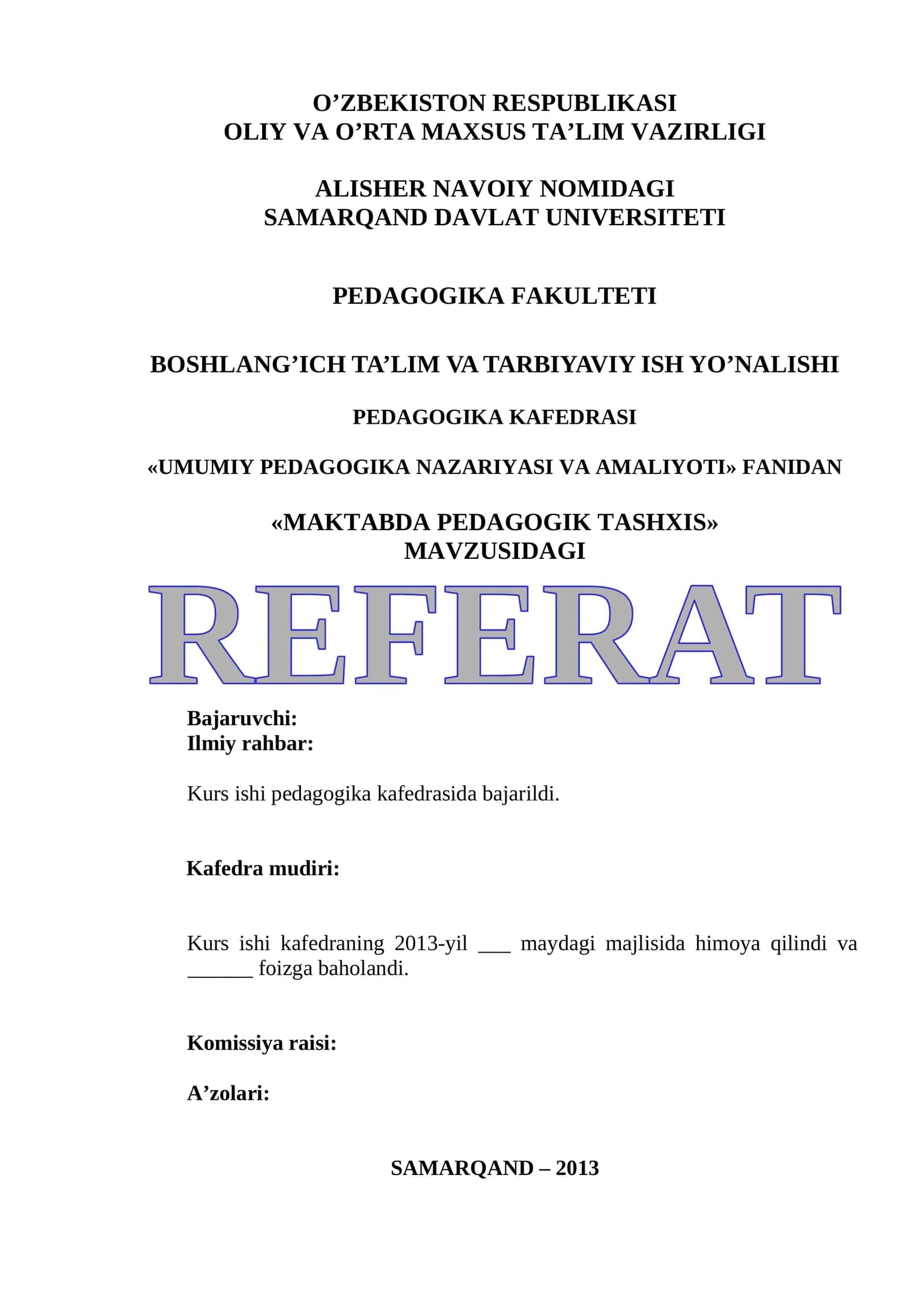 Pedagogik tashxis 1