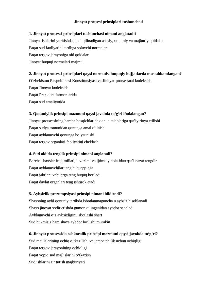 Jinoyat protsesi prinsiplari tushunchasi 1
