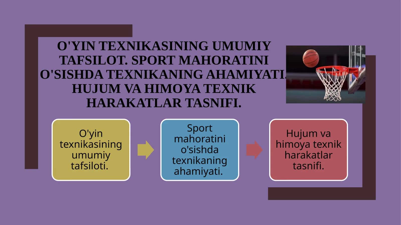 O'yin texnikasining umumiy tafsiloti 1