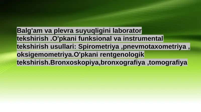 O‘T TOSH KASALLIGI (Xolelitiaz) 1