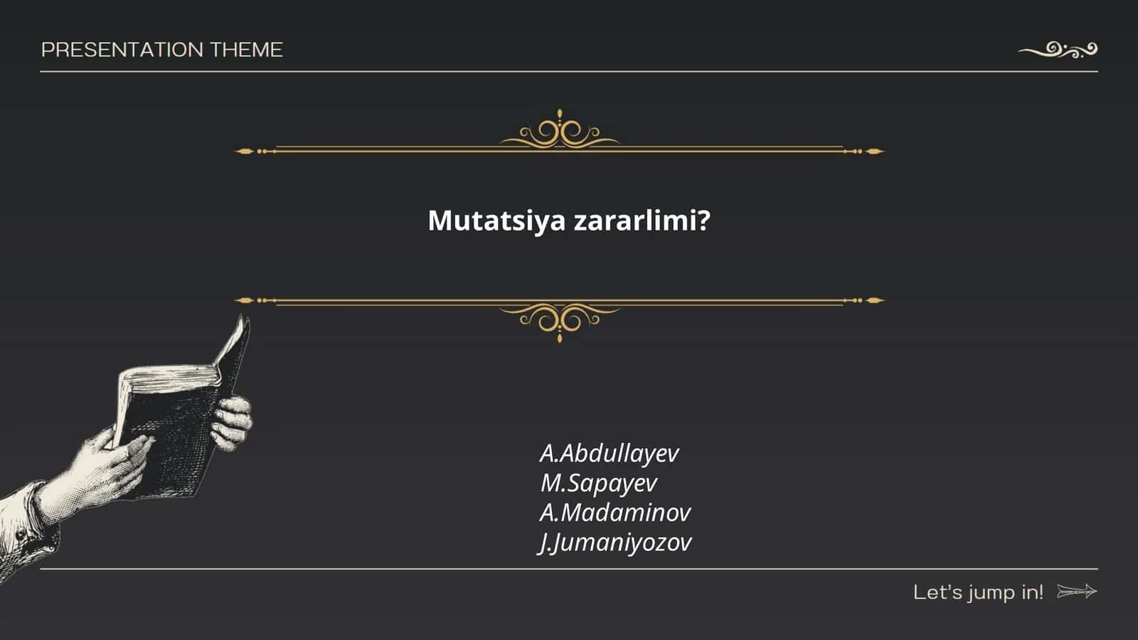 Mutatsiya zararlimi? 1