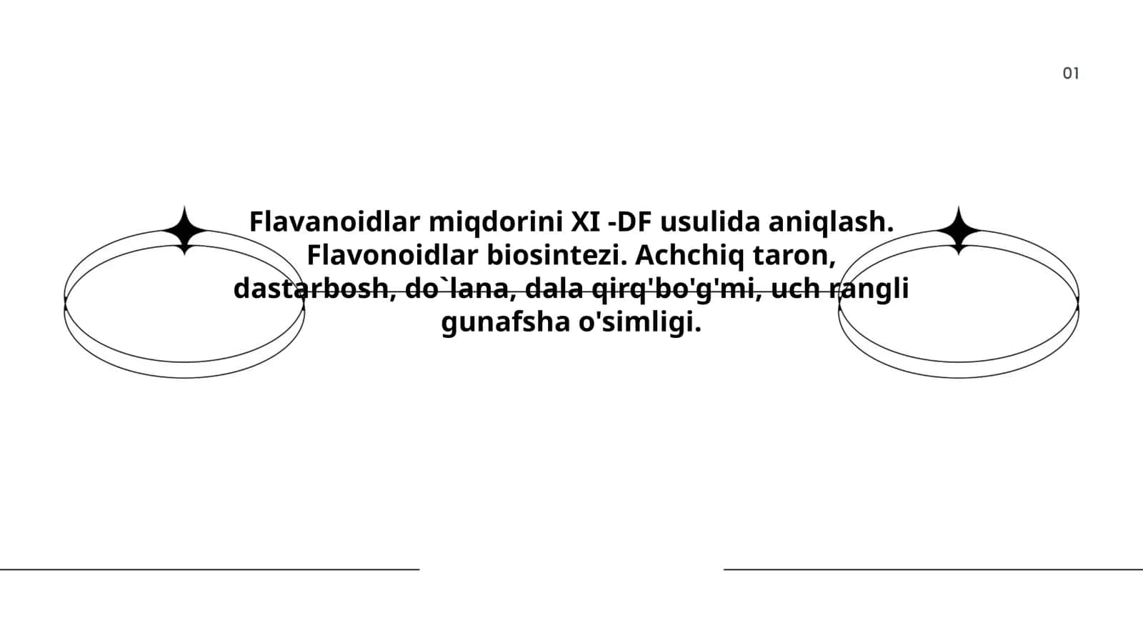 Flavanoidlar miqdorini XI-DF usulida aniqlash 1