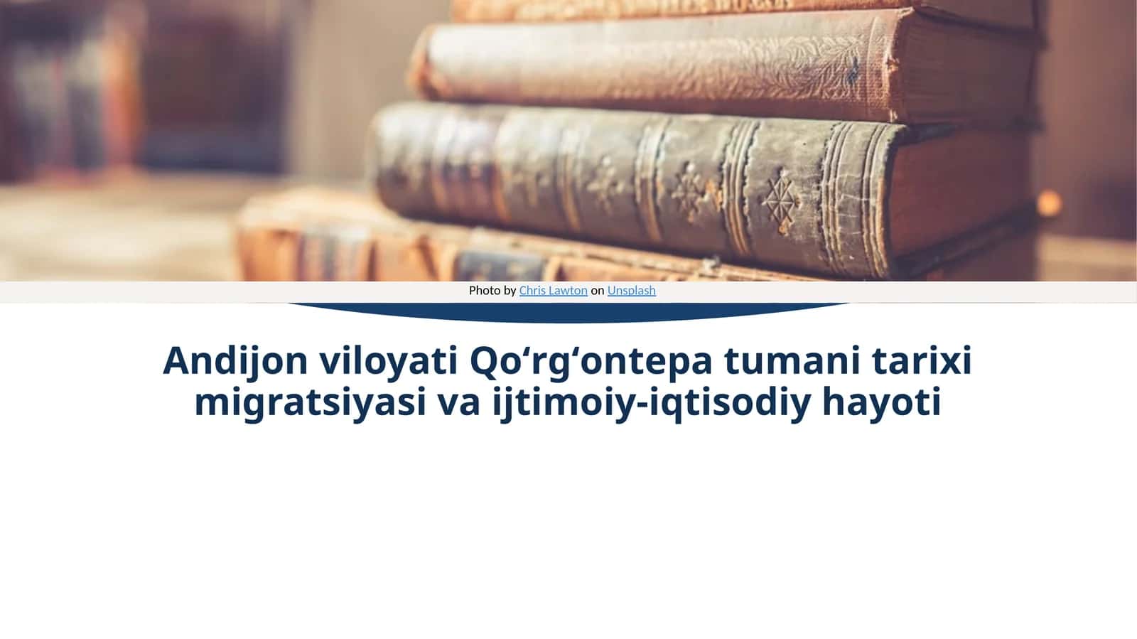 Andijon viloyati Qoʻrgʻontepa tumani tarixi migratsiyasi va ijtimoiy-iqtisodiy hayoti 1