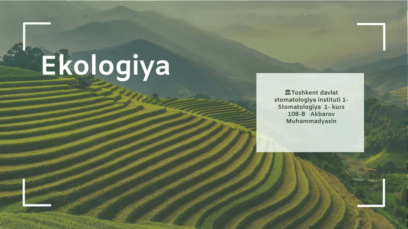 Ekologiya 1
