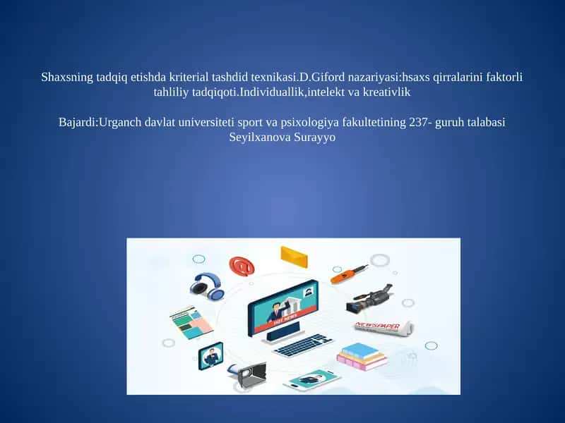 Shaxsning tadqiqetishda kriterial tashdidi texnikasi 1