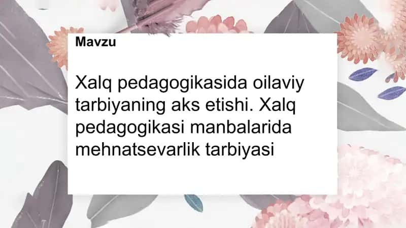 Xalq pedagogikasi 1