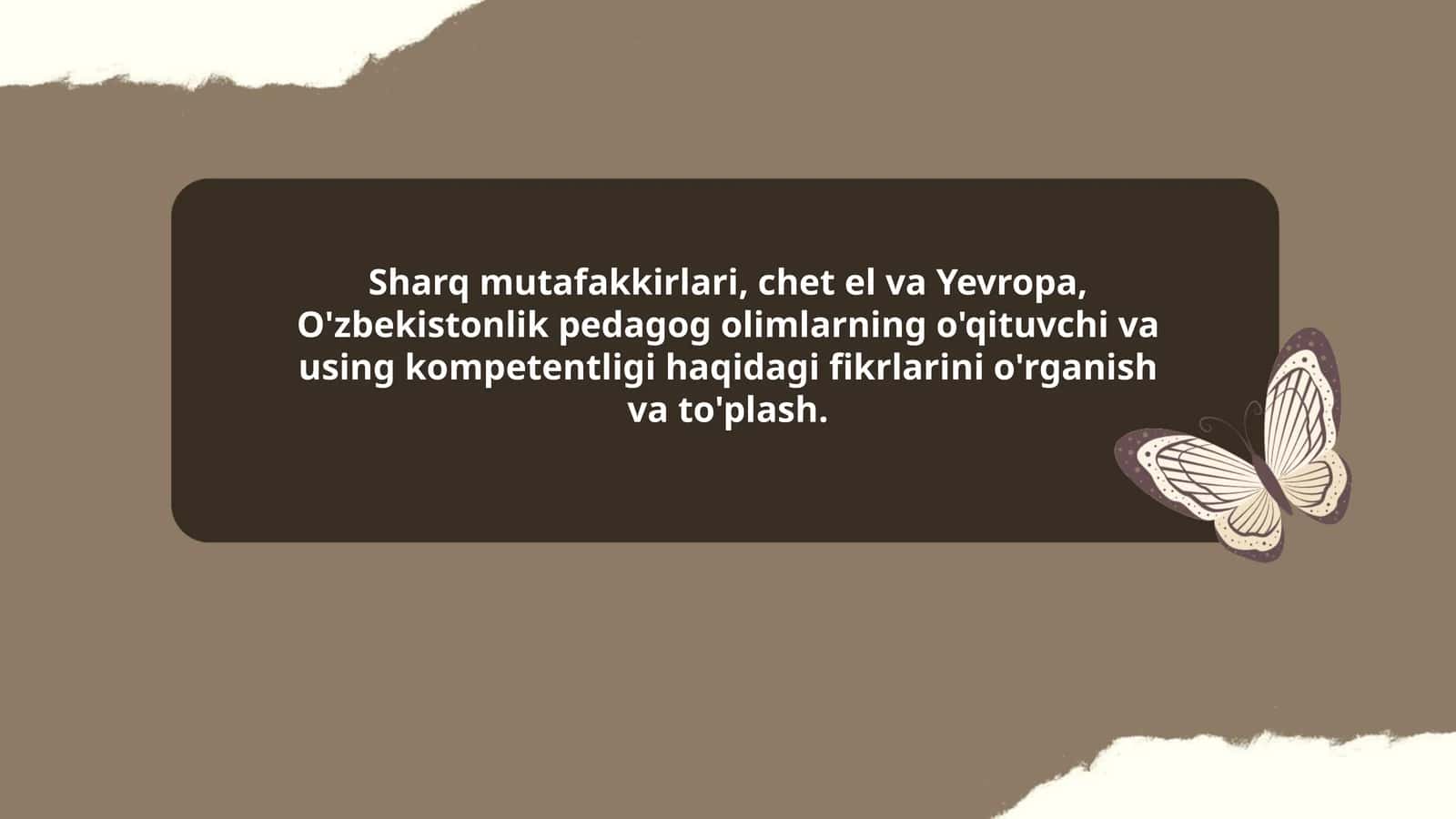Sharq Mutafakkirlari Haqida O'zbekistonlik Pedagog Olimlarning Fikrlari 1