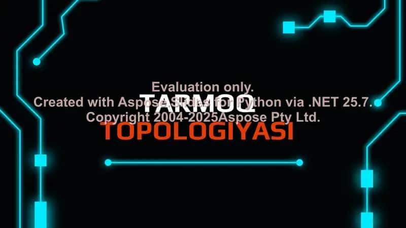 Tarmoq Topologiyasi 1