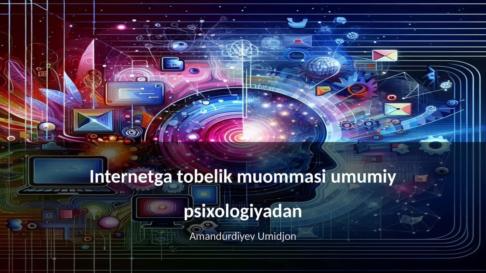 Internetga tobelik muommasi umumiy psixologiyadan 1