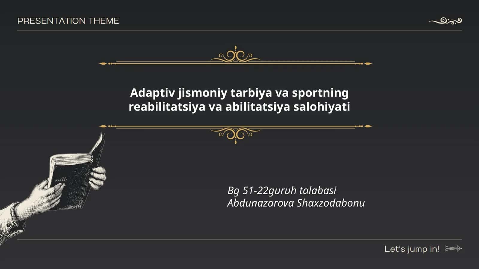 Adaptiv jismoniy tarbiya va sportning reabilitatsiya va abilitatsiya salohiyati 1