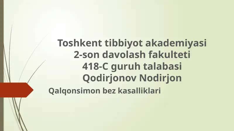 Qalqonsimon bez kasalliklari 1