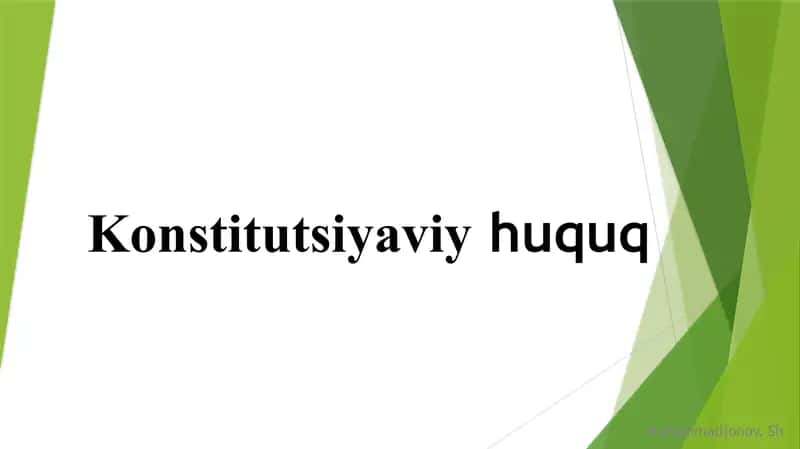 Konstitutsiyaviy huquq 1