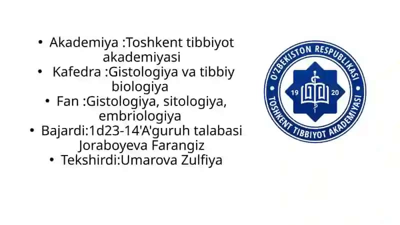 YURAK QON TOMIRLAR TIZIMIDA REGENERATOR VA KOMPENSATOR JARAYONLAR