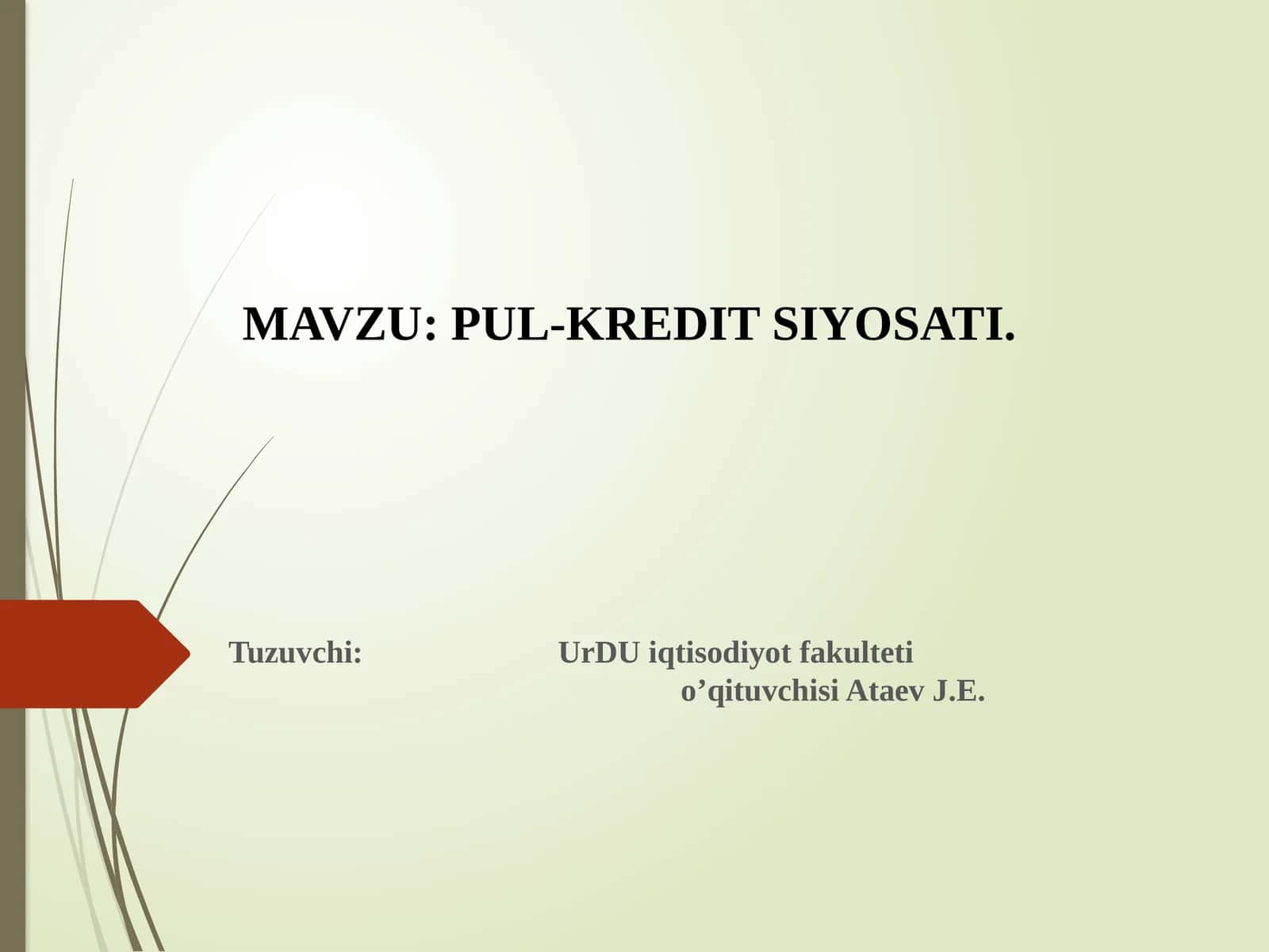 PUL-KREDITSIYOSATI 1