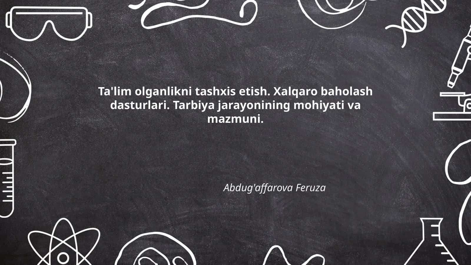 Abdug'affarova Feruza 1