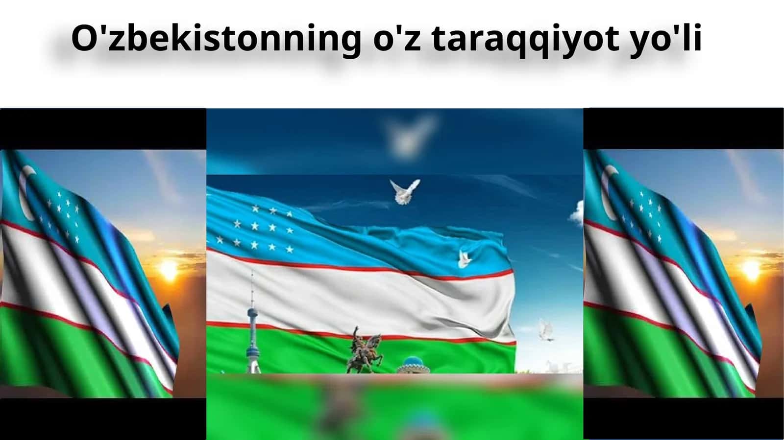 O'zbekistonning o'z taraqqiyot yo'li 1