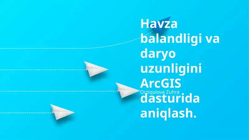 Havza Balandligini Aniqlash 1
