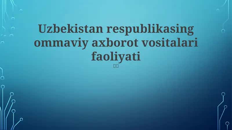 OAV: Televizor va Radio 1