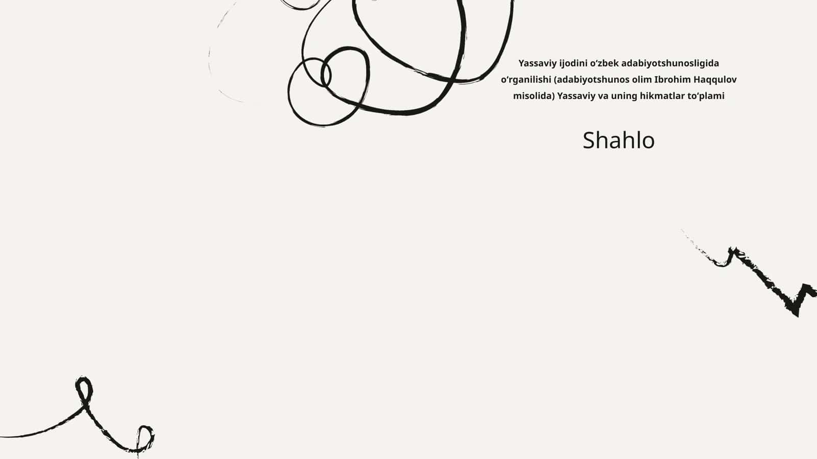 Yassaviy ijodini oʻzbek adabiyotshunosligida oʻrganilishi (adabiyotshunos olim Ibrohim Haqqulov misolida) Yassaviy va uning hikmatlar toʻplami 1