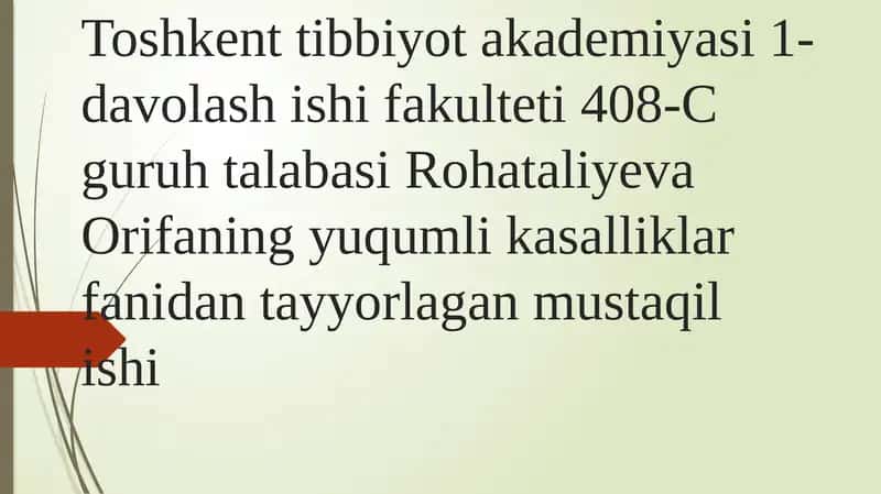 Visseral Leyshmanioz 1