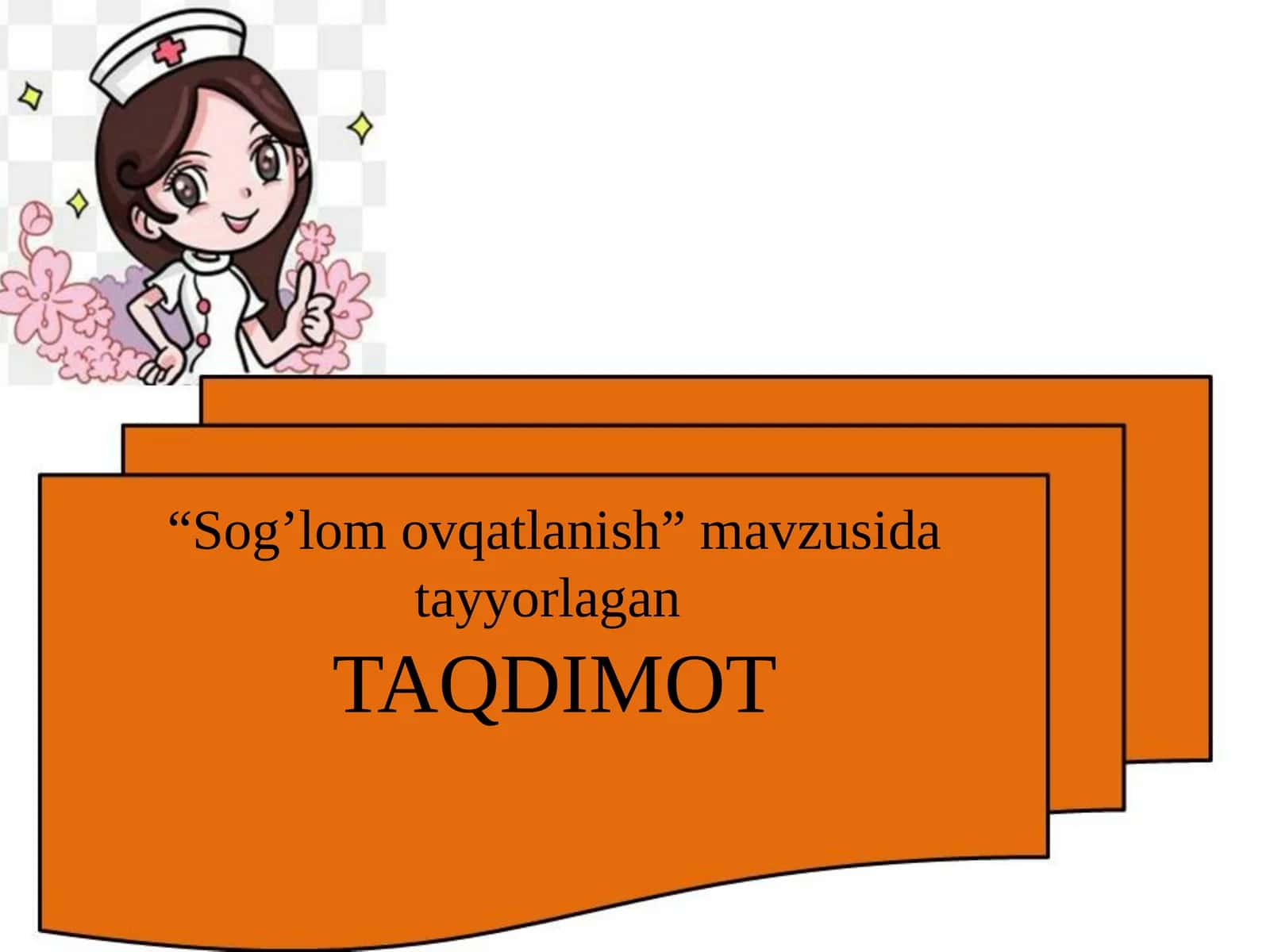 Sog'lom ovqatlanish.Ovqat mahsulotlari.Vitaminlar,oqsillar,yog'lar haqida tushuncha 1