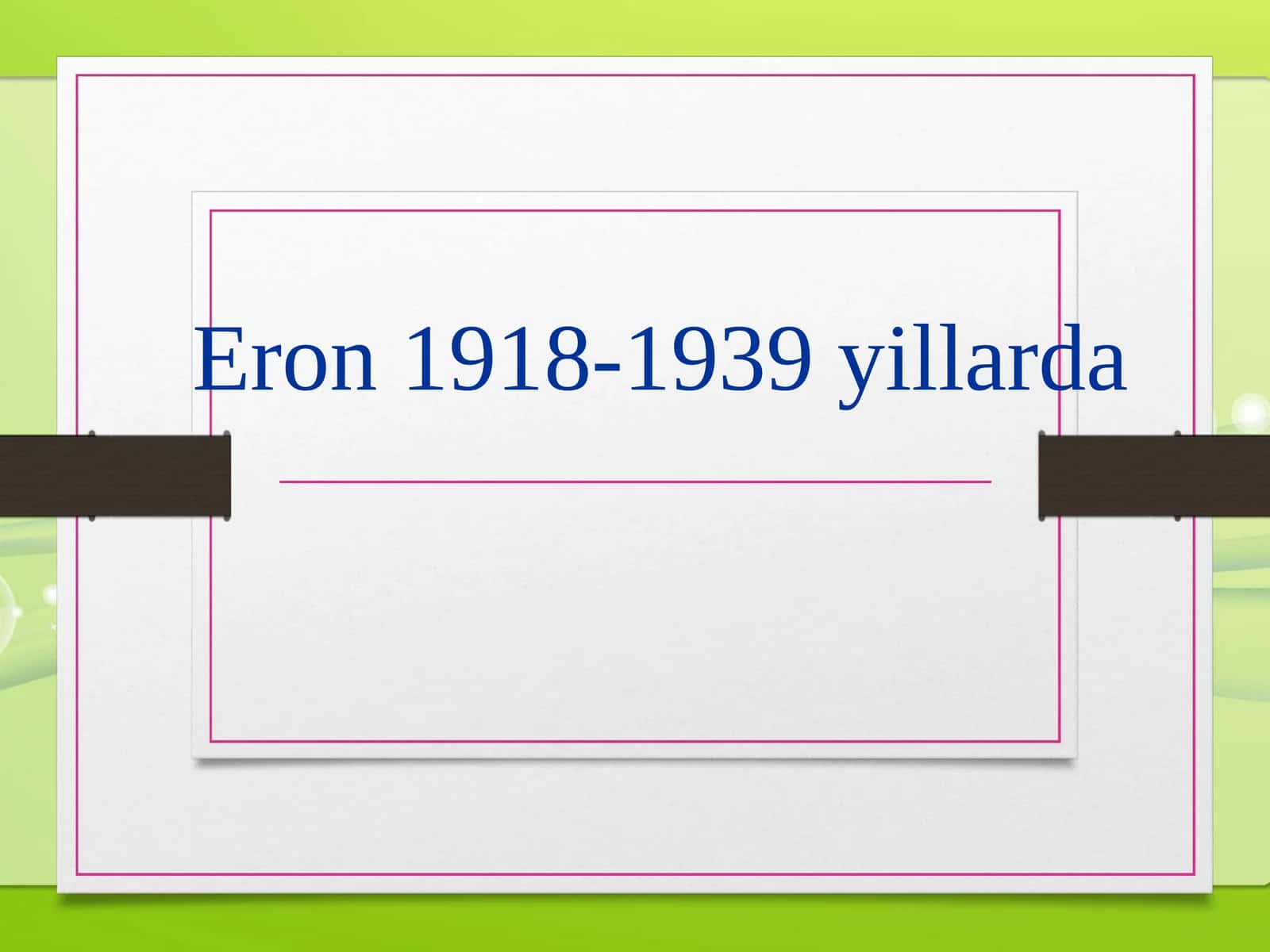 Eronning iqtisodiy va siyosiy ahvoli 1