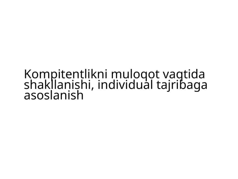 Muloqotning turli shakllari va bosqichlari 1