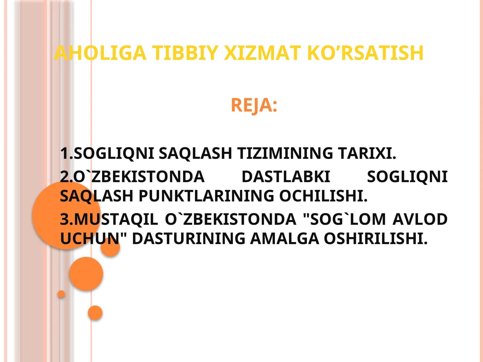 Ahоligа tibbiy хizmаt ko’rsаtish 1