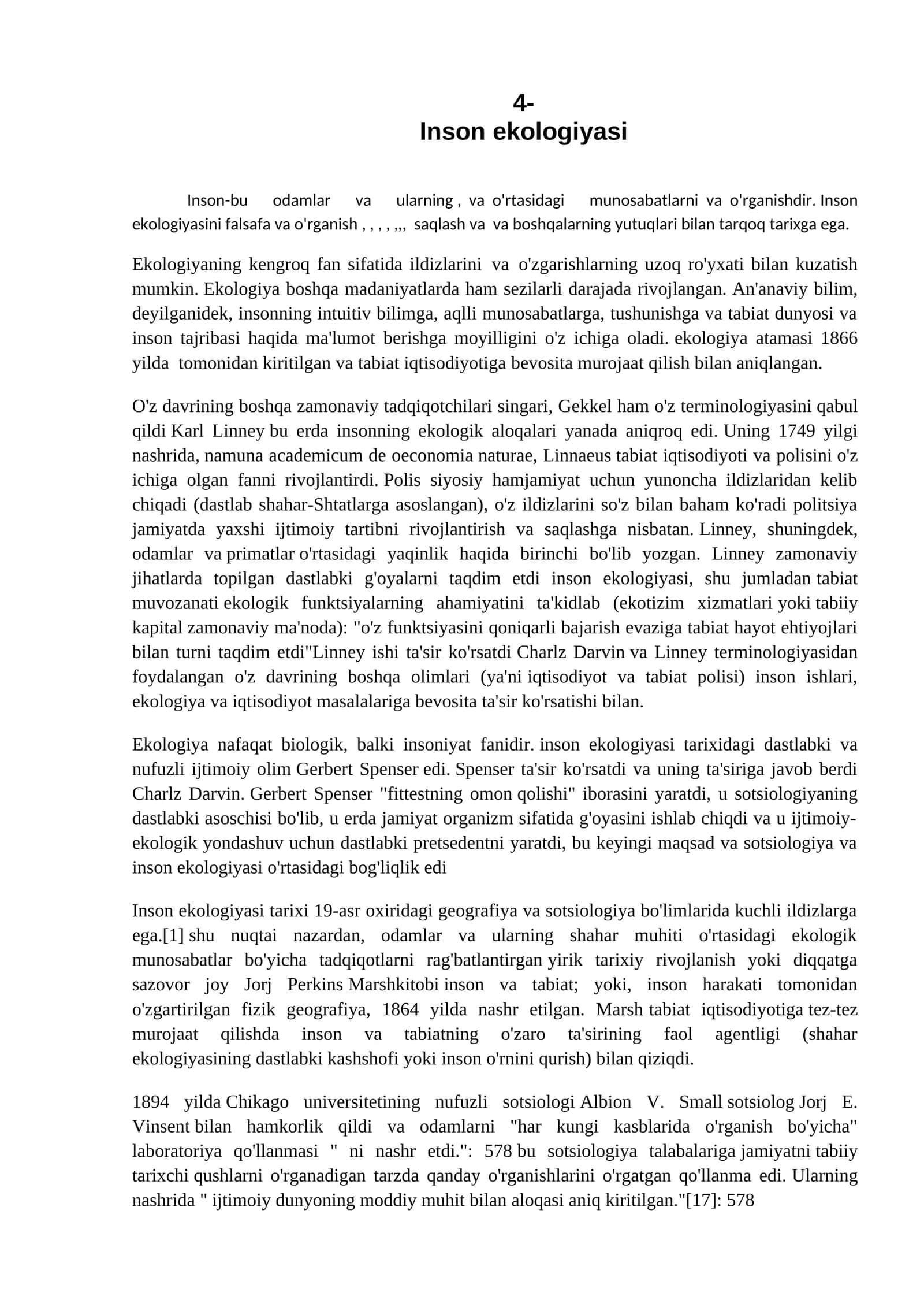 Inson ekologiyasi 1