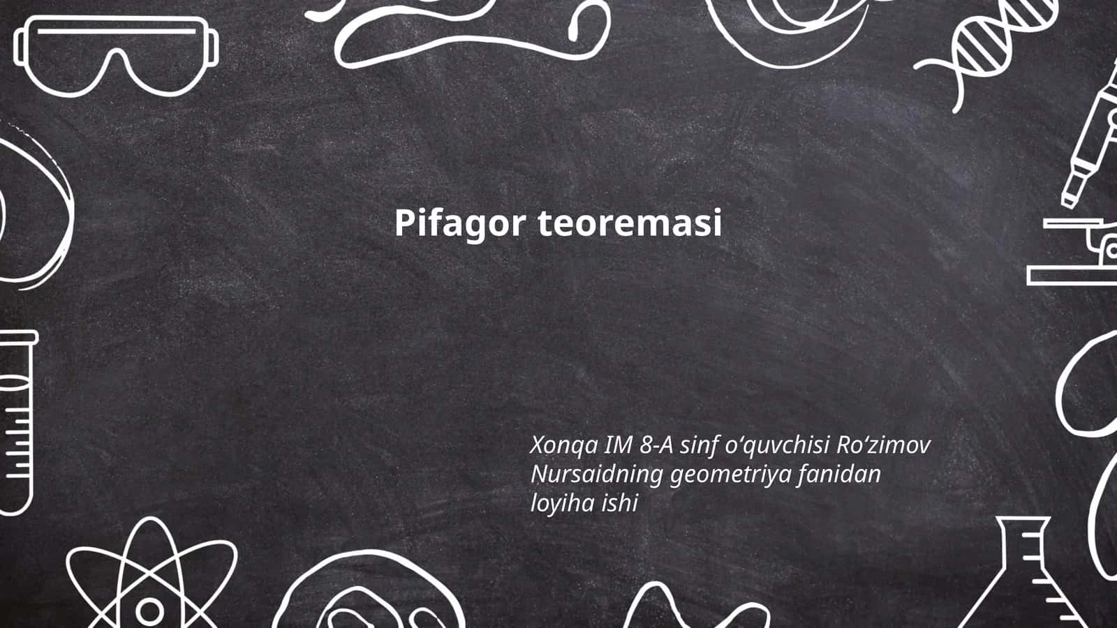 Pifagor teoremasi 1