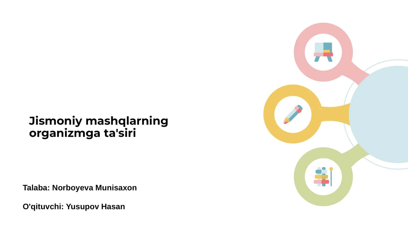Jismoniy mashqlarning organizmga ta'siri 1
