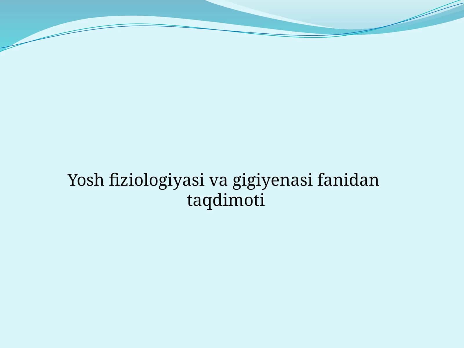 Yosh fiziologiyasi va gigiyenasi fanidan taqdimoti Bolalarda oliy nervfa oliyati tiplari va unishakllantirish 1