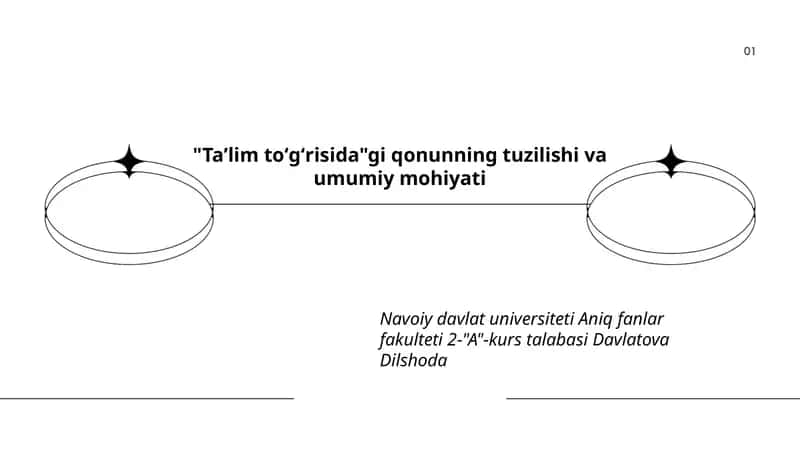 Taʼlim toʻgʻrisida qonun tuzilishi 1